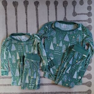 Little Sleepies Twinkling Trees Pajama Sets
